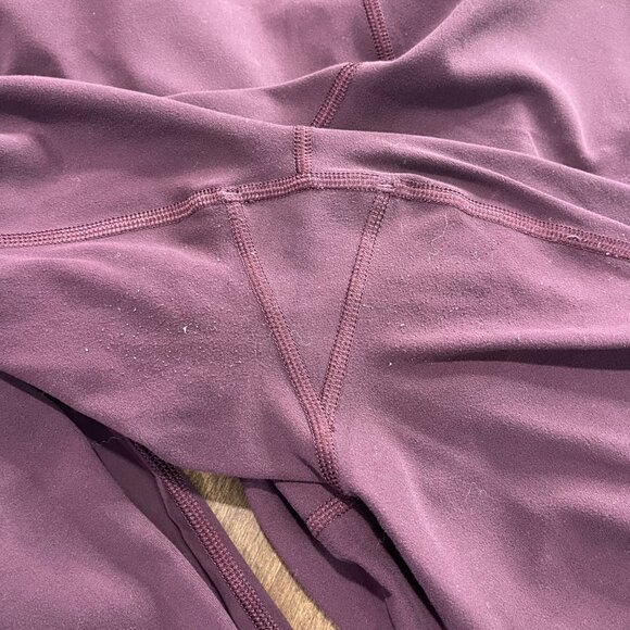 Athleta Shakti Mesh 7/8 Tight Womens Size XL Spiced Cabernet Leggings Athleisure - Picture 13 of 13